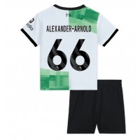 Maglie da calcio Liverpool Alexander-Arnold #66 Seconda Maglia Bambino 2023-24 Manica Corta (+ Pantaloni corti)